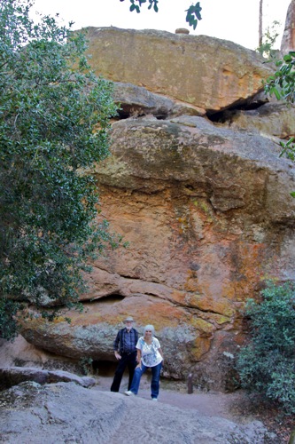 The rocks around Pinnacles National Monument are HUGE!