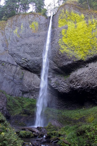 Latourell Falls, the first of many in the Columbia River Gorge