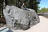 Hot Rock was carried 5 miles when the volcano exploded in 1915, found in Lassen Volcanic National Park