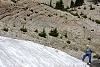 Glaciers have eaten away at the rocks in Lassen Volcanic National Park