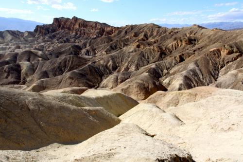 Zabriskie Point can be found northeast of Furnace Creek Ranch in Death Valley National Park.