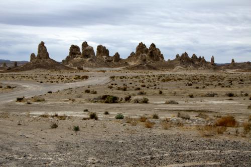 The Trona Pinnacles National Natural Landmark sits in what used to be a huge lake, where these structures grew freely underwater.