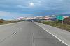 Approaching Colorado National Monument on I-70 east