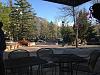 The view out of Nepal's Cafe in Estes Park (good Indian food, by the way)