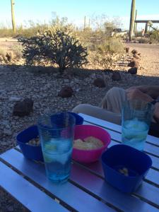 First campsite Happy Hour Gin 'n Tonic of 2016