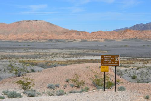 Looking down into the valley from the parking lot and trailhead.