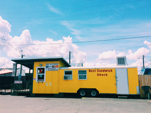 Coeur d'Alene food trucks.  It was the best Philly cheesesteak we have had!