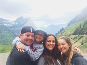Going to the Sun Road, Glacier NP on our way back to Apgar
