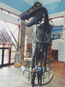 The Canada visitor center in West Glacier.  This was actually a pretty fun place to stop for the kids