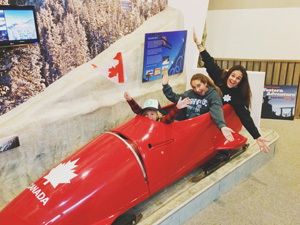 The Canada visitor center in West Glacier.  This was actually a pretty fun place to stop for the kids