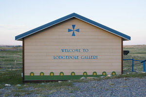 camping out in a teepee at Lodgepole Gallery in Browning, MT on the Blackfeet Indian Reservation