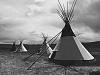 camping out in a teepee at Lodgepole Gallery in Browning, MT on the Blackfeet Indian Reservation