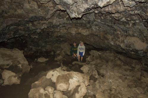 Caving in Lava Beds NM