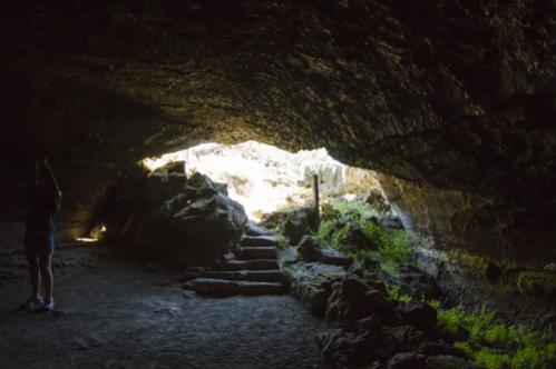 Caving in Lava Beds NM