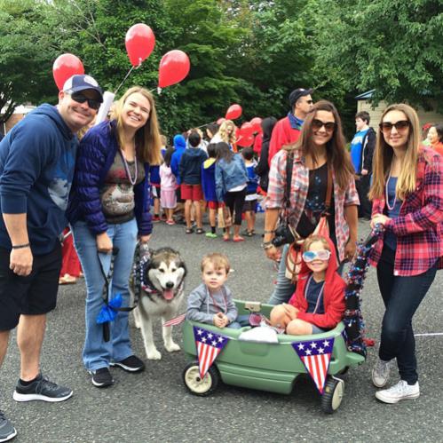 4th of July festivities at Issaquah, WA historic downtown