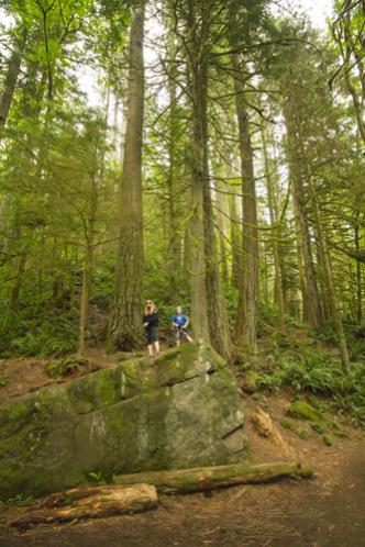 Hiking Twin Falls outside of North Bend, WA