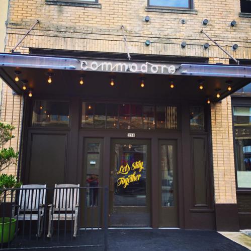 Our hotel.  Great rates, located in the heart of downtown, super clean, a free happy hour wine/beer, and coffee in the mornings.