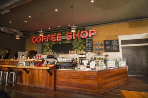Cafe/coffee shop attached to our hotel.  Great food and service
