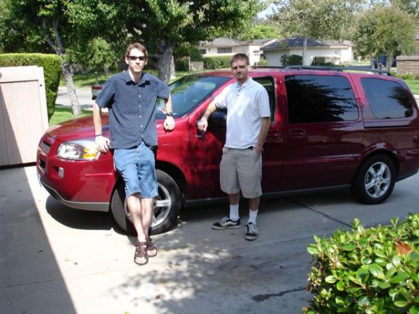 Leaving from San Juan Capistrano, CA on July 17, 2005 at 4:00pm in our 2005 Chevrolet Uplander rental.