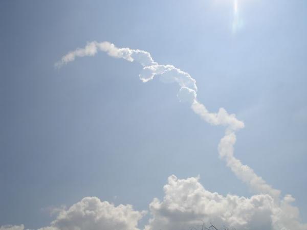 We were fortunate enough to catch the Discovery shuttle launch in Cape Canaveral, FL, the first one after the 2003 Columbia accident.