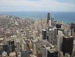 A view of the north end of Chicago, IL, from the top of the Sears Tower