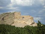A relatively new carving in the mountain, Crazy Horse, was going on nearby on Hwy 385, closer to Custer, SD