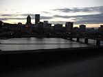 A sunset behind Portland, OR