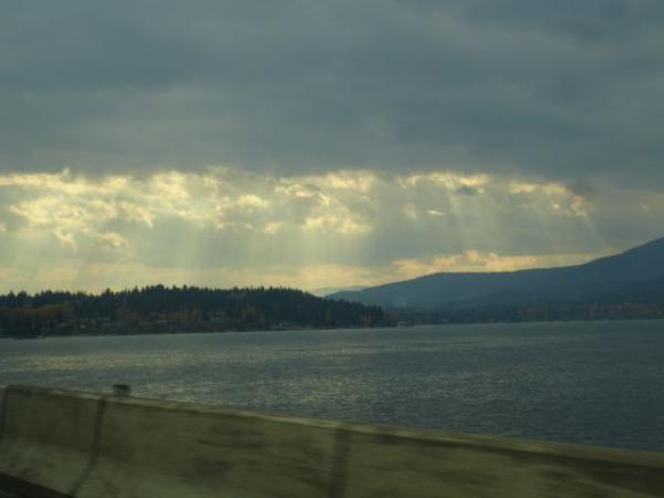A shot of Lake Pend Oreille near Sandpoint, ID