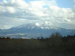 A shot of the Spanish peaks near Walsenburg, CO