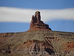 As we headed up to Monument Valley, AZ on Hwy 163, this rock formation (which kinda resembles a lion's head) greeted us on our way up.