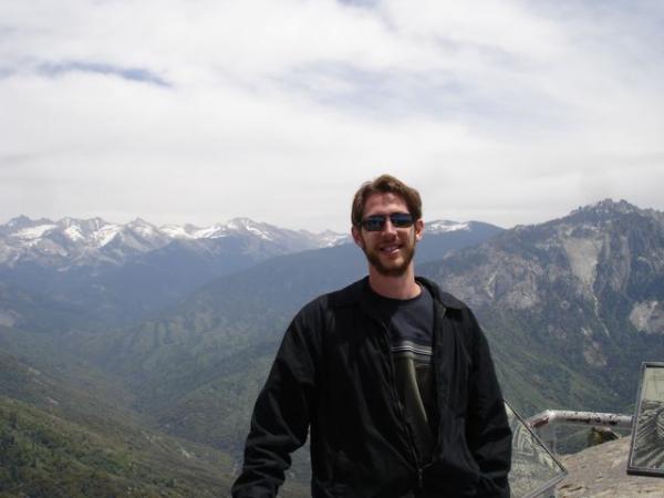 Here's a shot of me at the top of Moro Rock in Sequoia National Park, CA