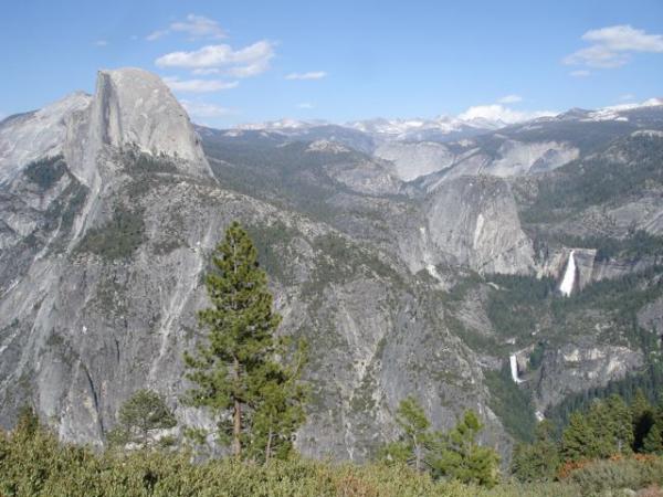 A view from Glacier Point in Yosemite National Park, CA