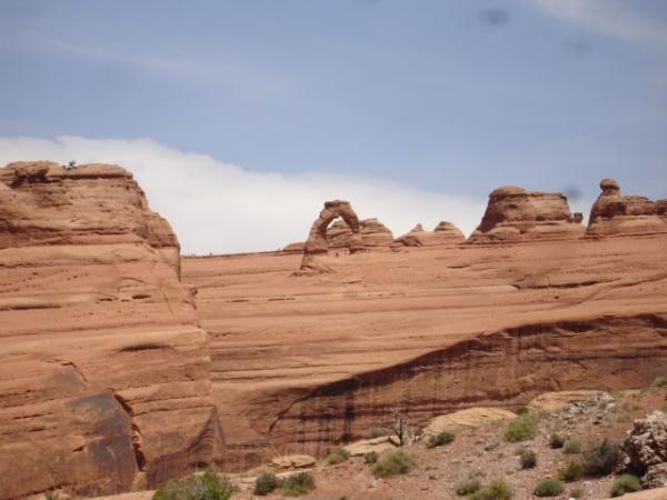 That's about as close as I could get to the Delicate Arch, found in Arches National Park, UT