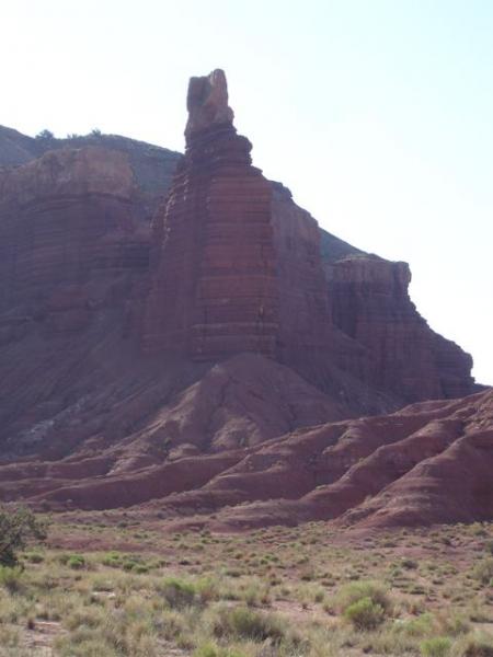 We passed by Chimney Rock, found in Capitol Reef National Park, UT