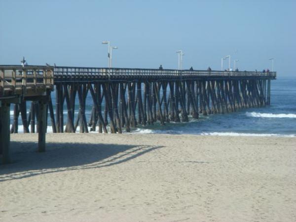 Ah, one of those rusty old piers, found in Port Hueneme, CA. We walked it just for some morning exercise and moved on.
