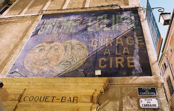 Aix en Provence advertisement