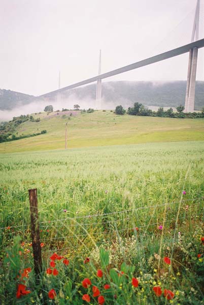 Millau from the valley