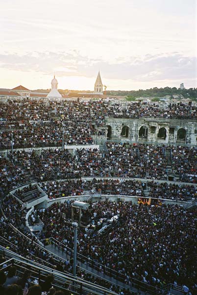 Nimes amphitheatre - venue for the best Radiohead concert I've seen to date.