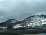 We did take the interstate, I-90, on the way to Spokane.  Even on June 12th, there was still a bit of snow at the Snoqualmie Pass ski area.