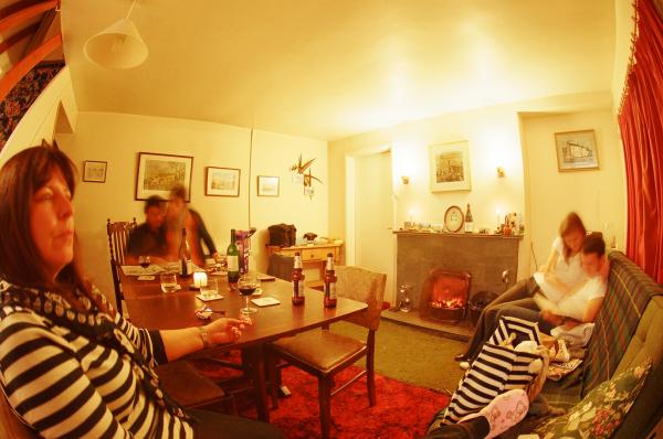 Mad fisheye - the only shot I can find with an indoors view