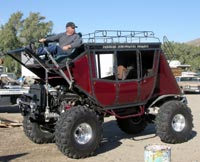 Horseless stagecoach