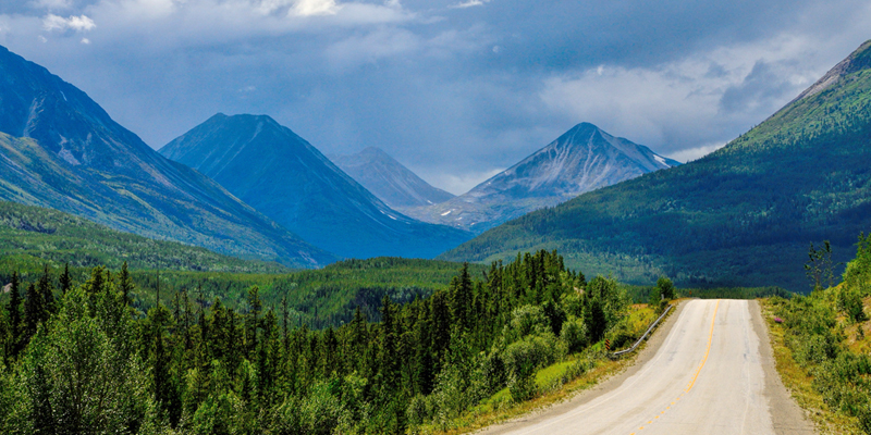 Alaskan highway - Photo by Rick Quinn