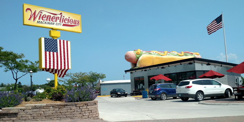 Roadside treat in Mackinaw City, MI - Photo by Mark Sedenquist