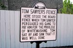 Tom Sawyer's Fence