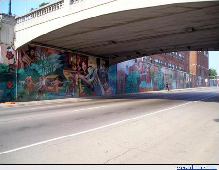 Street Mural in Joliet, Illinois