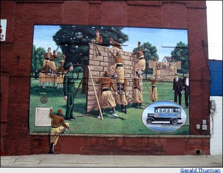 Lady Zouaves Mural