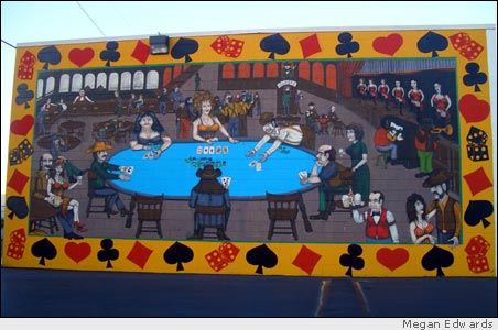 Gamblers Bookstore Mural