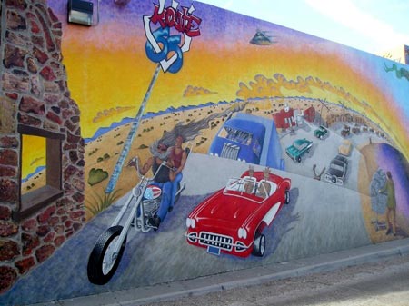 Route 66 Mural in Albuquerque