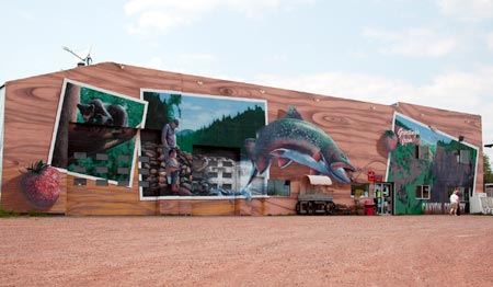 Bull Moose mural