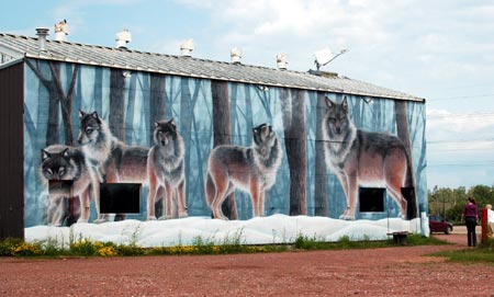 Bull Moose mural